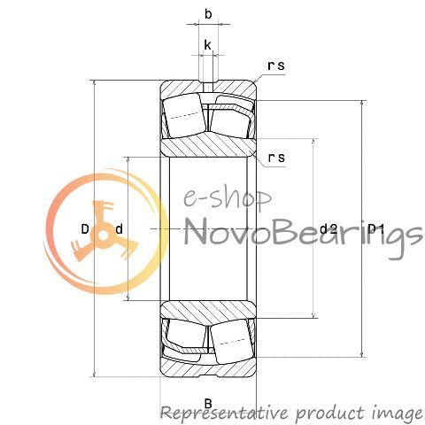 24024EAW33C5 SNR Bearing (120х180х60 mm.)