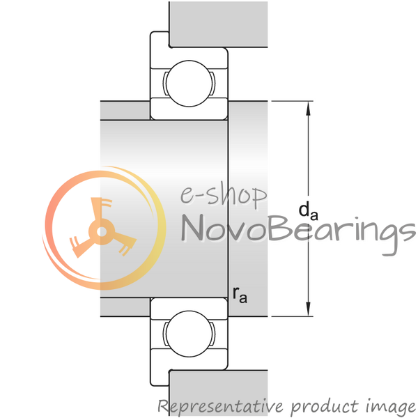 W 61801 R SKF Bearing (12х21х5 mm.)