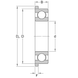 W 61801 R SKF Bearing (12х21х5 mm.)
