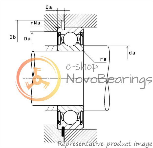 6007NRZZ SNR Bearing (35х62х14 mm.)