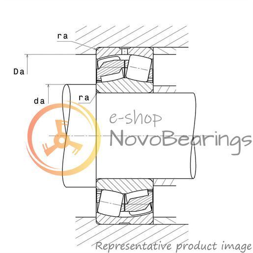 22207EG15W33 SNR Bearing (35х72х23 mm.)