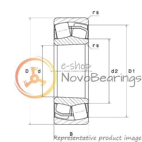 23218EAKC3 SNR Bearing (90х160х52.4 mm.)