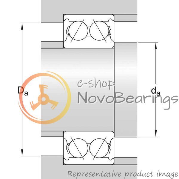 3306 A SKF Bearing (30х72х30.2 mm.)