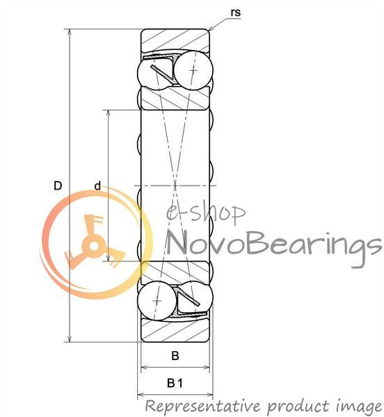 2319S NTN Bearing (95х200х67 mm.)