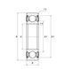 6303ZZC3/5K NTN Bearing (17х47х14 mm.)