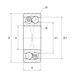 2310G15 SNR Bearing (50х110х40 mm.)