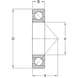 7204 BECBPH SKF Bearing (20х47х14 mm.)