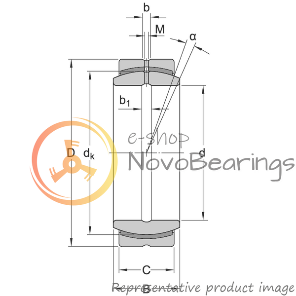 GEC 600 FBAS SKF Bearing (600х800х272 mm.)