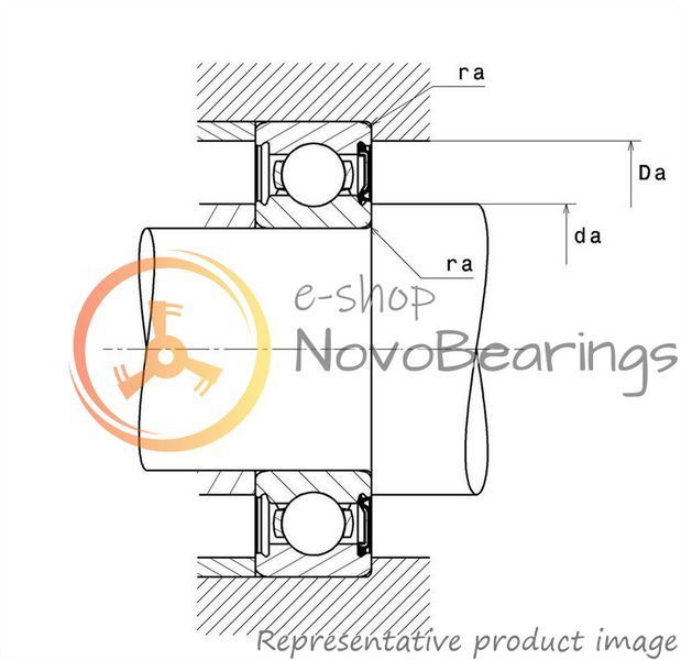 6208E SNR Bearing (40х80х18 mm.)