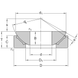 GX 45 F SKF Bearing (45х120х36.5 mm.)