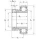 YET 212 SKF Bearing (60х110х52.6 mm.)