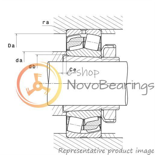 22211EG15KW33C3 SNR Bearing (55х100х25 mm.)