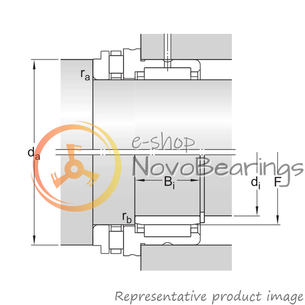 NKXR40T2 NTN Bearing (40х52х32 mm.)