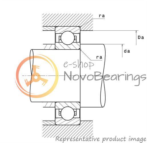 7MC3-6316L1BC3 NTN Bearing (80х170х39 mm.)