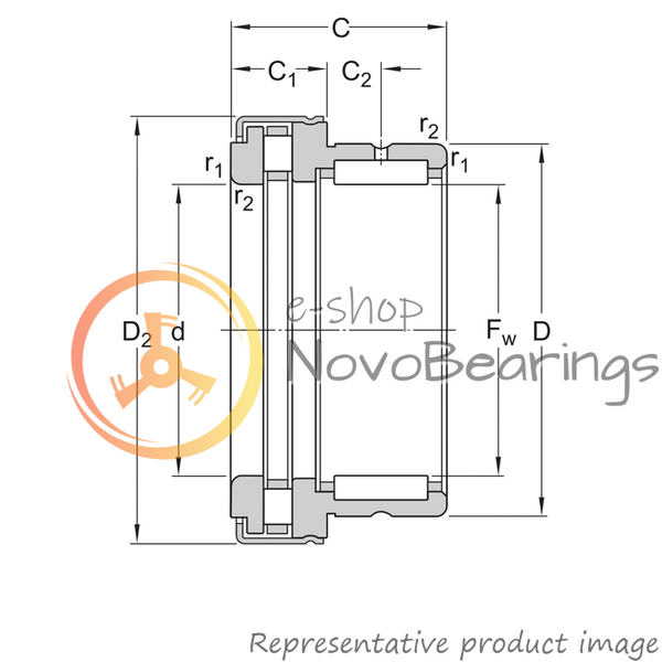 NKXR40T2Z NTN Bearing (40х52х32 mm.)