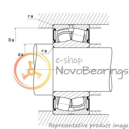 10X22206EAW33EE SNR Bearing (30х62х25 mm.)