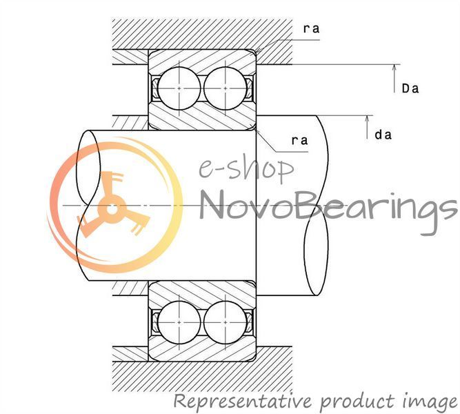 4211A SNR Bearing (55х100х25 mm.)