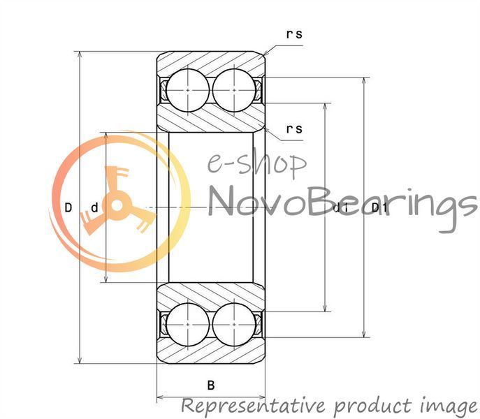 4211A SNR Bearing (55х100х25 mm.)