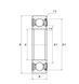 6313Z SNR Bearing (65х140х33 mm.)