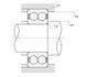 4211A SNR Bearing (55х100х25 mm.)