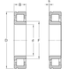 NJ 2209 ECNJ SKF Bearing (45х85х23 mm.)