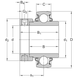 YEL 205-2DW/AG SKF Bearing (25х52х44.4 mm.)