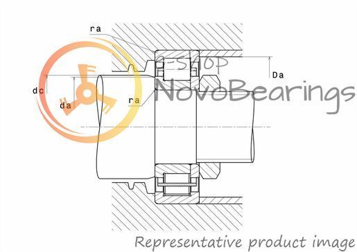 NUP203U NTN Bearing (17х40х12 mm.)