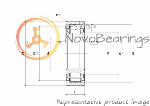 NUP2208U NTN Bearing (40х80х23 mm.)