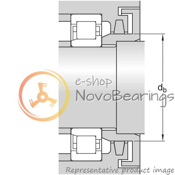 NJ 2224 ECM SKF Bearing (120х215х58 mm.)