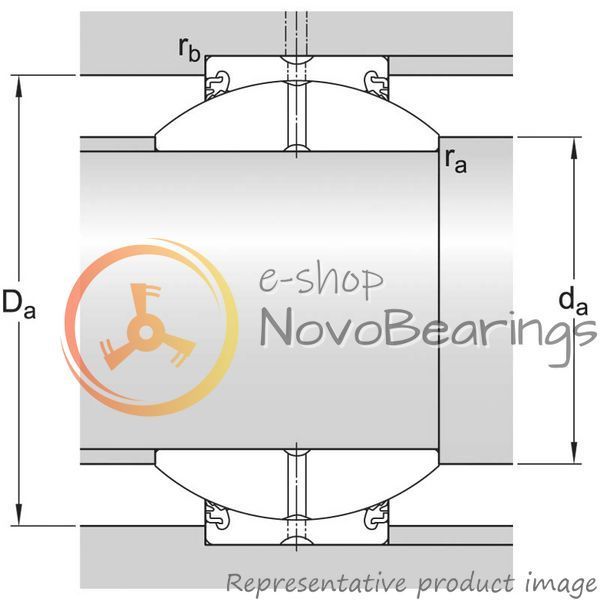 GEH 30 ES-2LS SKF Bearing (30х55х32 mm.)