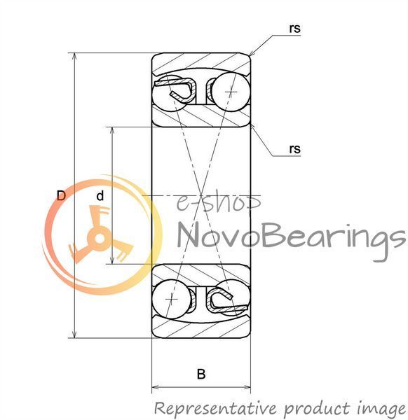2315SC3 NTN Bearing (75х160х55 mm.)