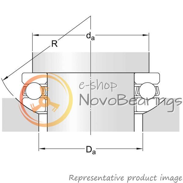 53203 SKF Bearing (17х35х13.2 mm.)