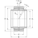 GEZM 300 ES SKF Bearing (76.2х120.65х114.3 mm.)