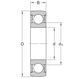 1726204-2RS1 SKF Bearing (20х47х14 mm.)