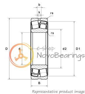22213EAW33ZZ SNR Bearing (65х120х31 mm.)