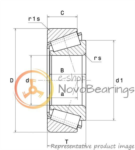 4T-32205 NTN Bearing (25х52х19.25 mm.)