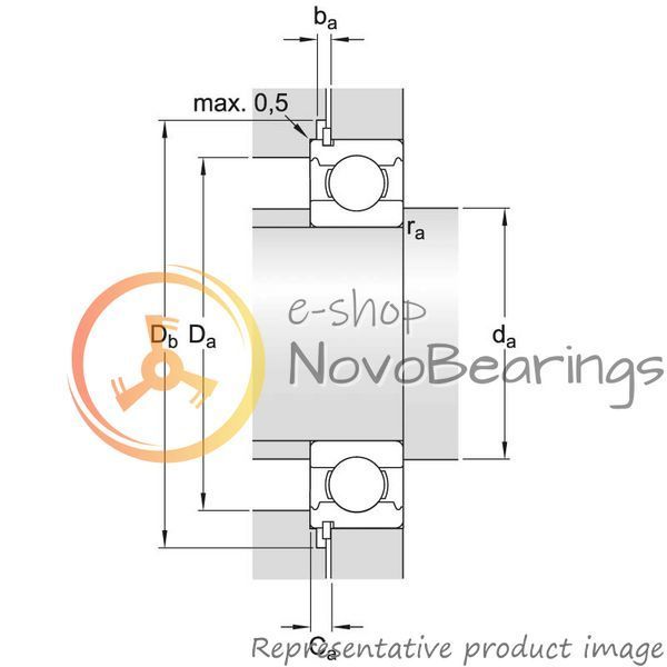 305 NR SKF Bearing (25х62х17 mm.)