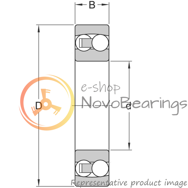 1302 ETN9 SKF Bearing (15х42х13 mm.)