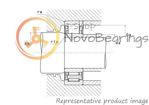 NU2216EG1C3 NTN Bearing (80х140х33 mm.)