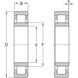 NU 308 ECML SKF Bearing (40х90х23 mm.)