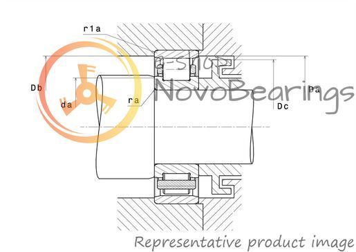 NU2216ET2X NTN Bearing (80х140х33 mm.)