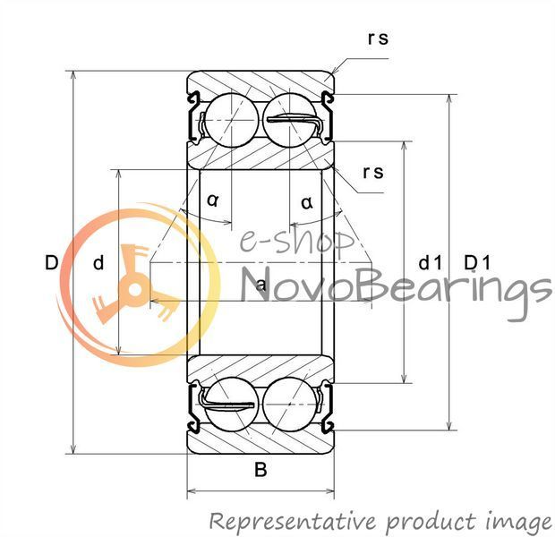 5307SCZZ/2AS NTN Bearing (35х80х34.9 mm.)