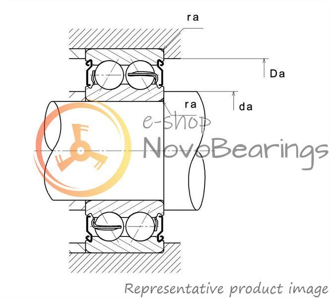 5307SCZZ/2AS NTN Bearing (35х80х34.9 mm.)