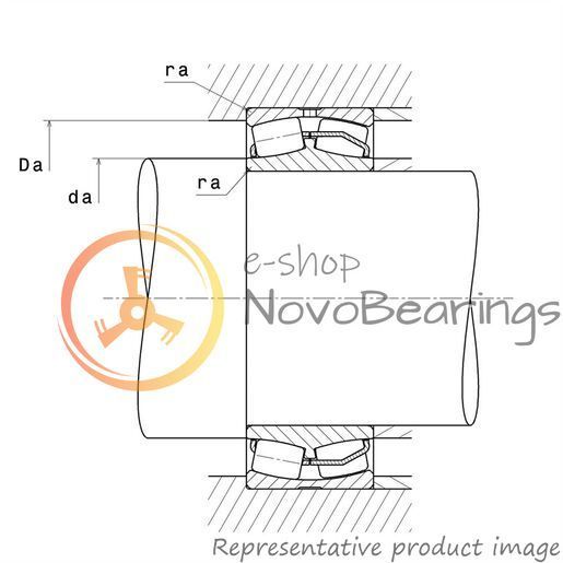 24124EAW33C3 SNR Bearing (120х200х80 mm.)