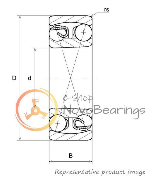 2315SK NTN Bearing (75х160х55 mm.)