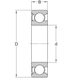6314-Z/HC5C3S0 SKF Bearing (70х150х35 mm.)