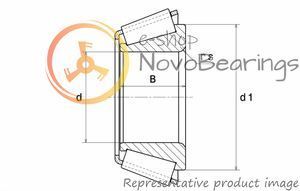 4T-395A NTN Bearing (66.675х0х21.996 mm.)