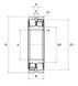22216EAW33ZZC3 SNR Bearing (80х140х33 mm.)