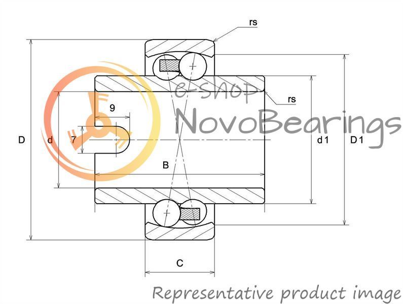 11307G15 SNR Bearing (35х80х21 mm.)