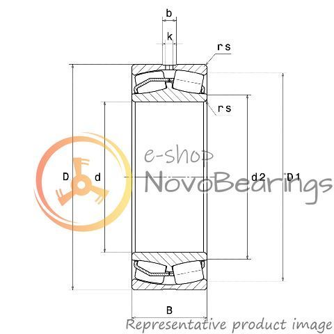 24126EAW33 SNR Bearing (130х210х80 mm.)